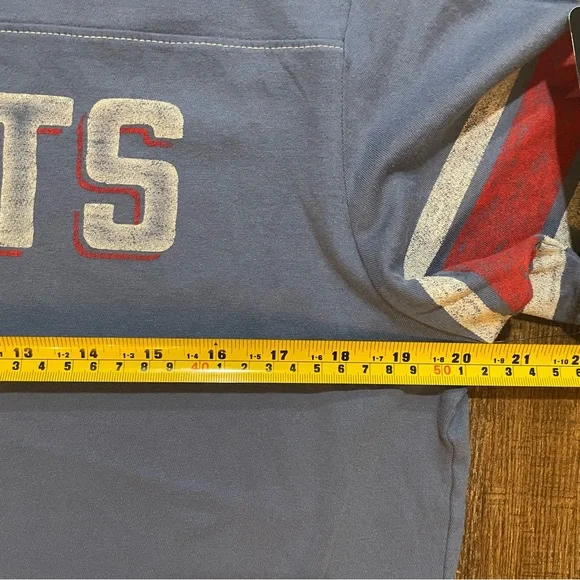 47 Brand Blue and Red Giants Short Sleeve Tee - Picture 7 of 8